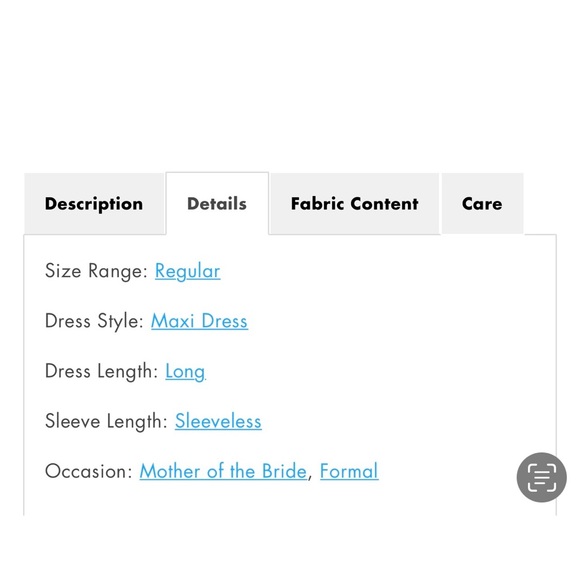 R & M Richard Maxi Dress Long Sleeveless Long Gown With Beaded Waist.Sz 10.NWT - Picture 15 of 16